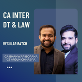 CA Inter DT & Law | Regular Batch By CA Bhanwar Borana & CS Arjun Chhabra | For Jan 26 Exams